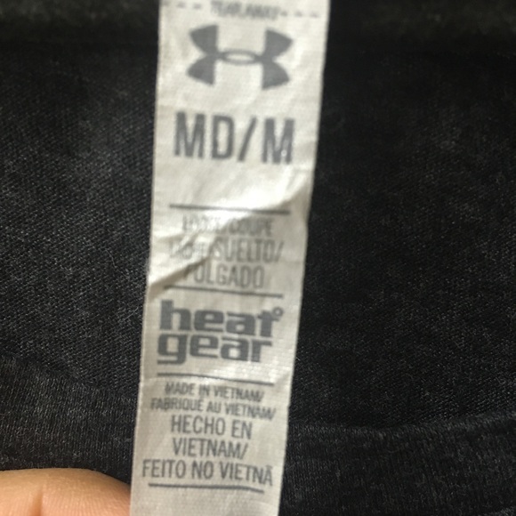 Under Armour Gray tank sz Medium - Picture 2 of 3